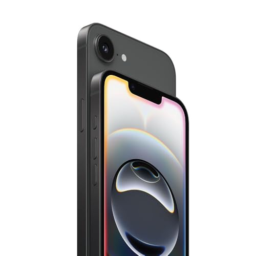 Apple iPhone 16e, 128GB, Black - Unlocked (Renewed)