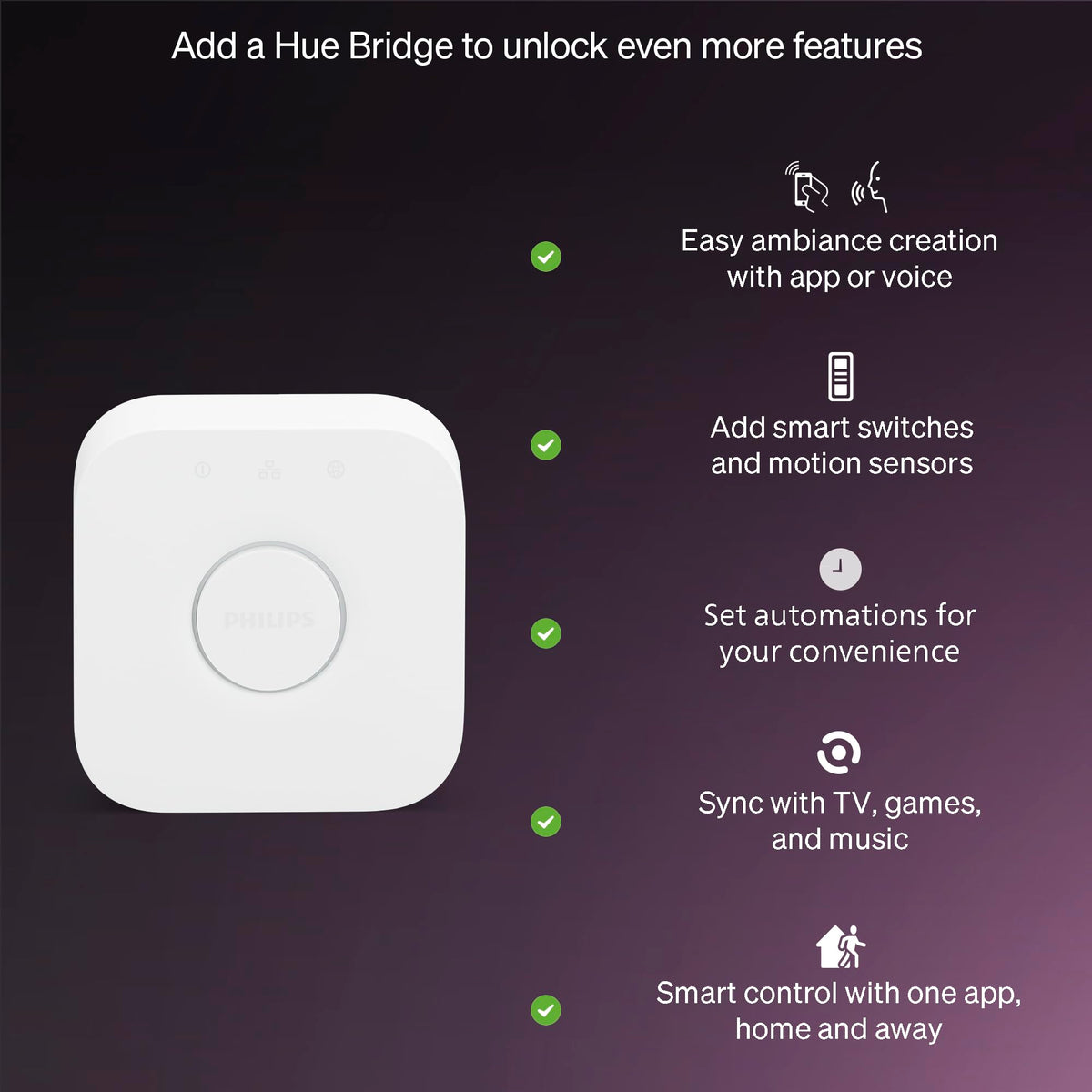 Essential Smart LED A19 Bulb, White and Color Ambiance, E26 Base, 8.8W, 2200K-6500K, 800 Lumens, Dimmable, Works with Alexa, Google, and Apple Home, 1-Pack