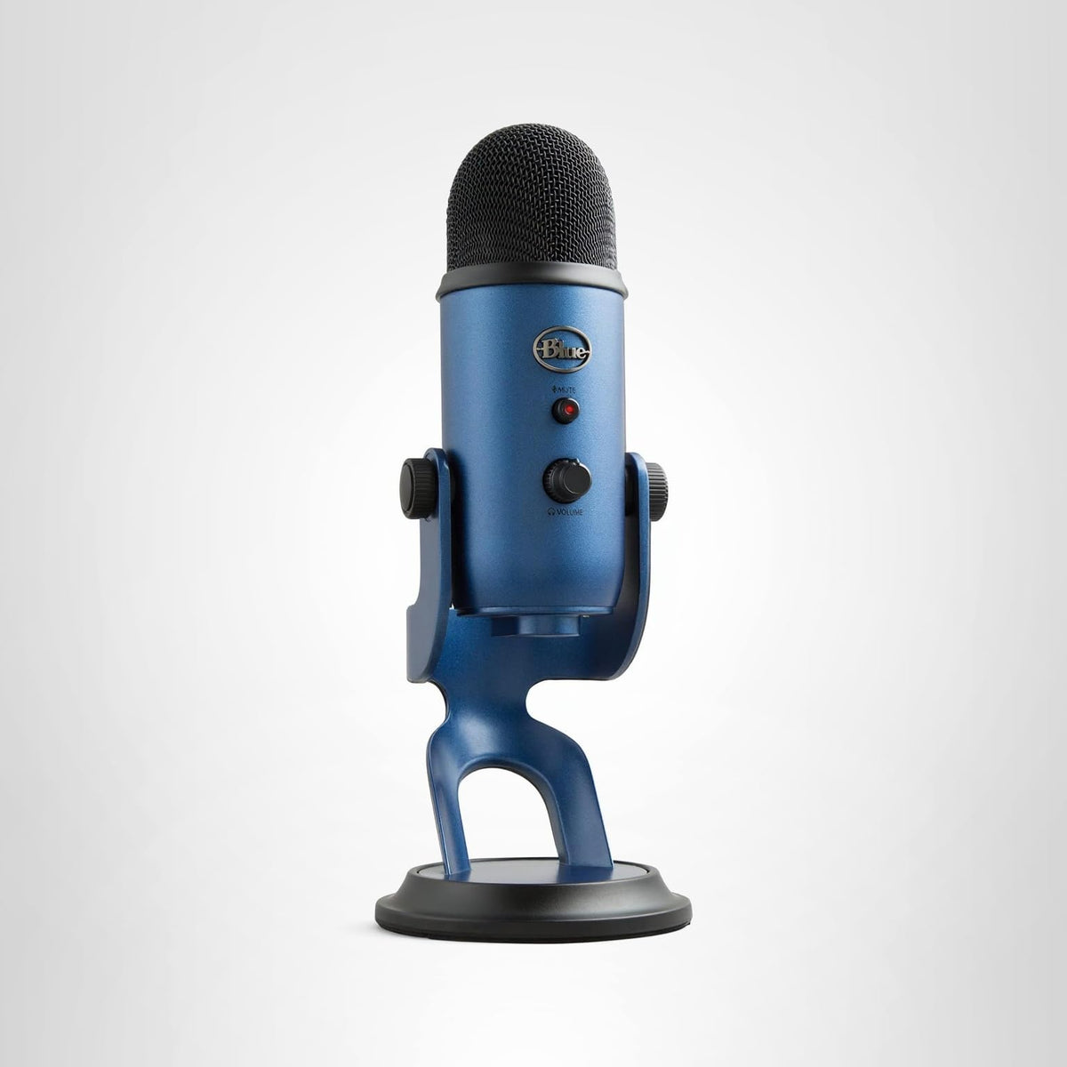 Logitech Creators Blue Yeti USB Microphone for PC, Mac, Gaming, Streaming, Podcasting, Studio and Computer Condenser Mic with Blue VO!CE Effects, 4 Pickup Patterns, Plug and Play - Midnight Blue