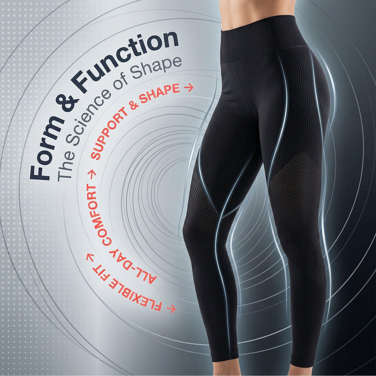 2026 Upgrade 3D Metabolic Booster Leggings,High Waist 3D Anti Cellulite Leggings for Women,for Workout,Yoga & Daily Wear (US, Alpha, Large, Regular, Regular, Black)