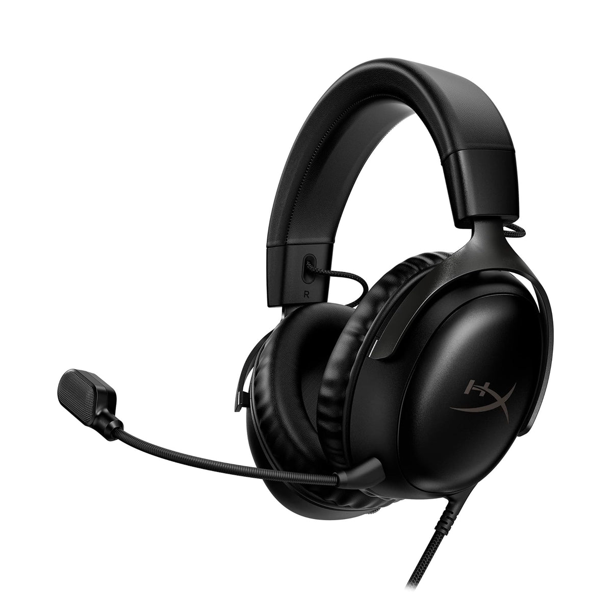 Cloud III – Wired Gaming Headset, PC, PS5, Xbox Series X|S, Angled 53mm Drivers, Spatial Audio, Memory Foam, Durable Frame, Ultra-Clear 10mm Mic, USB-C, USB-A, 3.5mm – Black