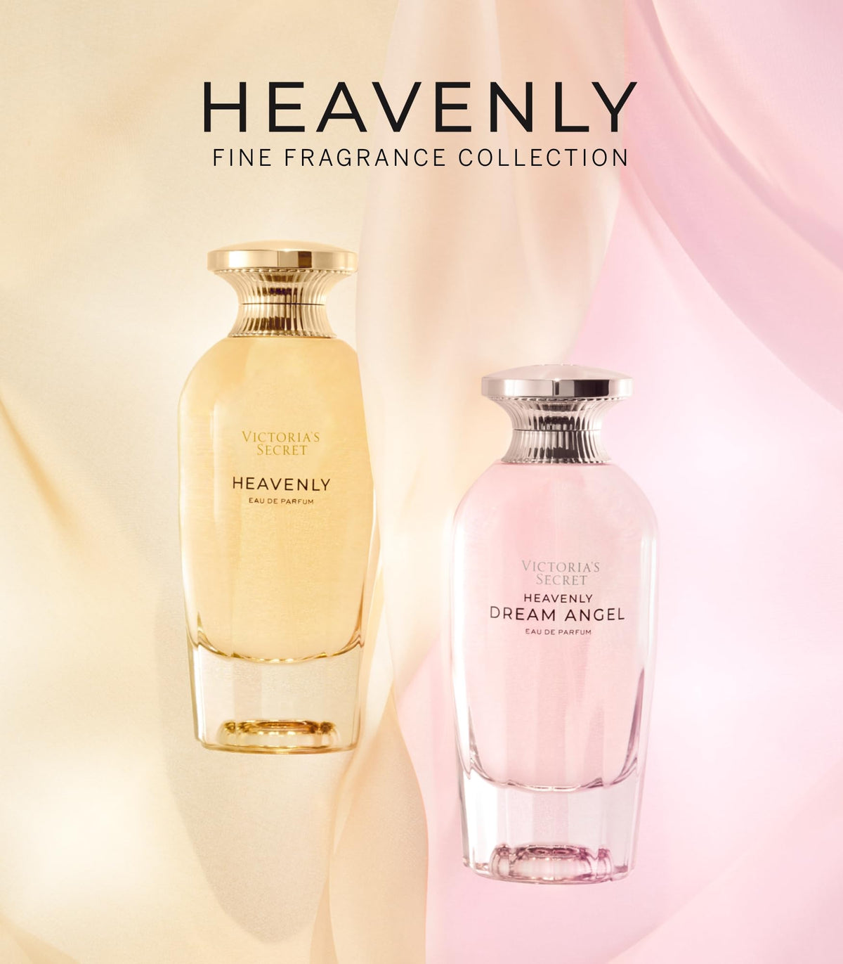 Victoria's Secret Heavenly Eau de Parfum, Notes of Gold Musk, Vanilla Sandalwood & White Jasmine, Perfumes for Women (1.7 oz)