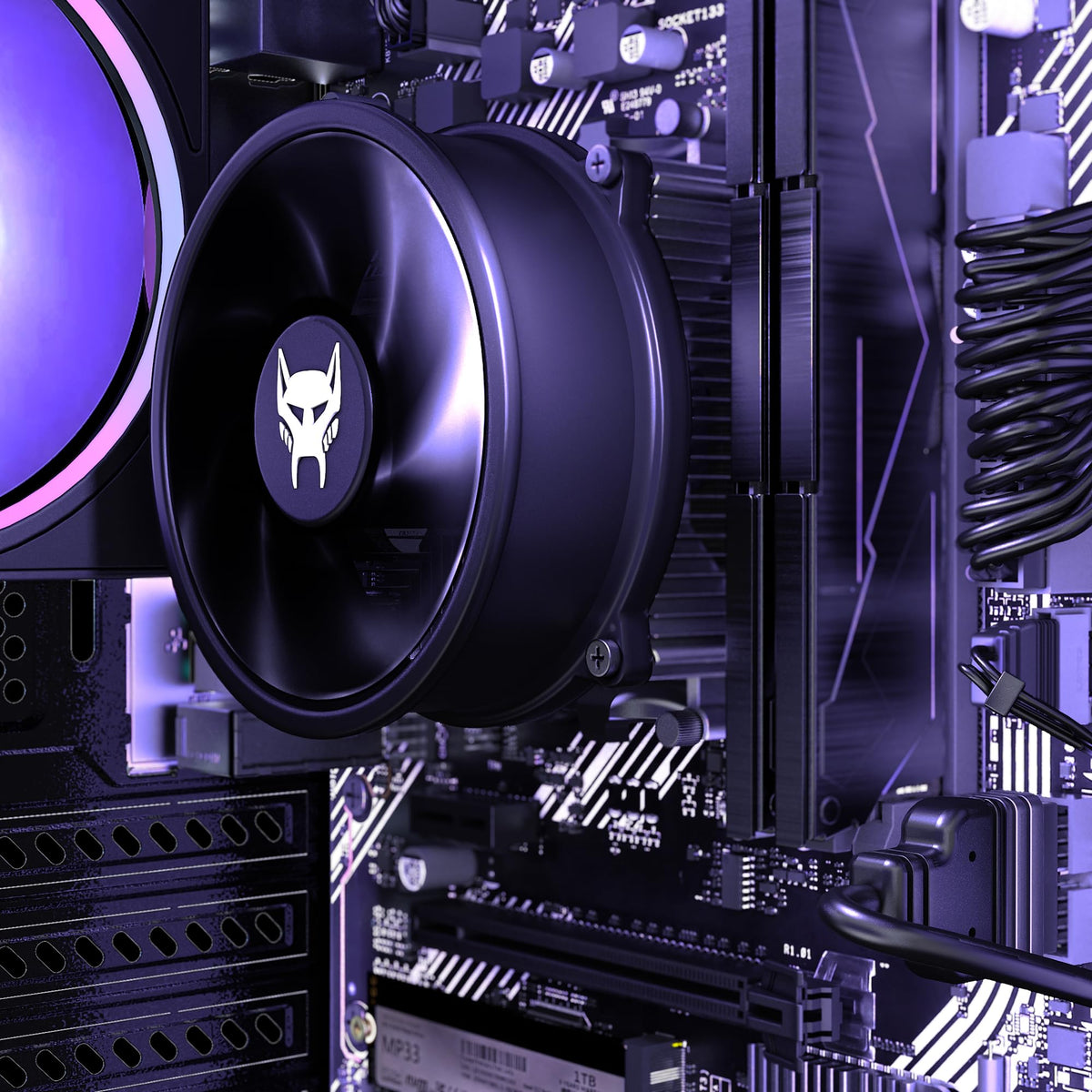 BEASTCOM Q3 Gaming PC Desktop Computer AMD Ryzen 5 3400G, 4K Vega Graphics, 16GB RAM, 512GB M.2 NVMe, 500W 80PLUS PSU, WiFi, Gaming Office Console, Towers Prebuilt PC