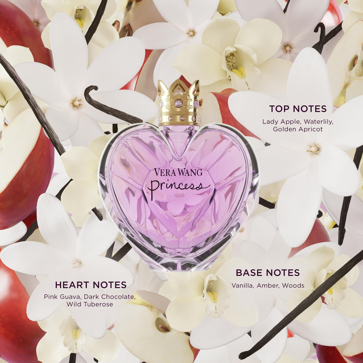 Vera Wang Princess by Vera Wang, Eau De Toilette Perfume for Women, 3.4 Fl Ounce
