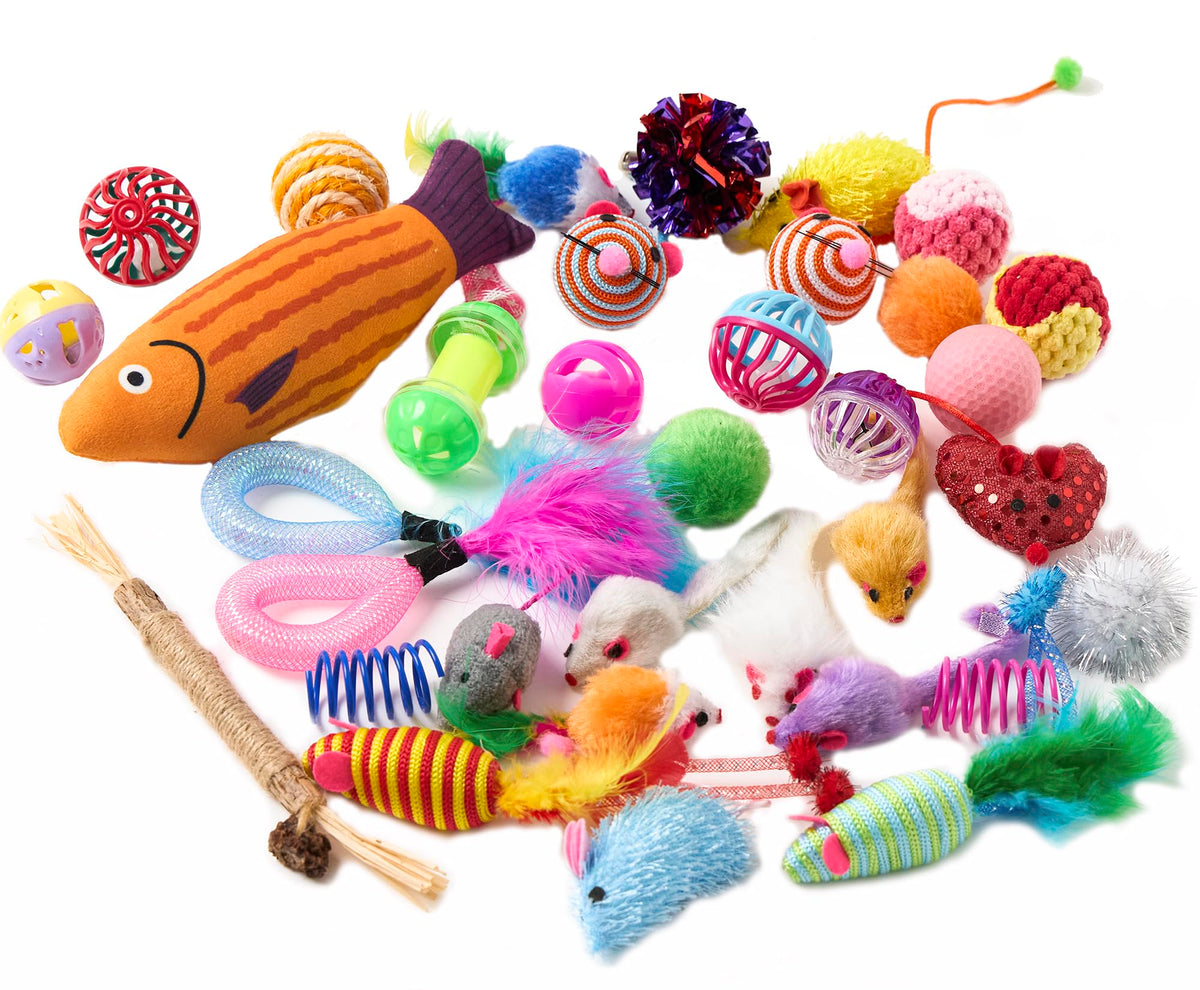 Cat Toys Variety Pack for Kitty 20 Pieces