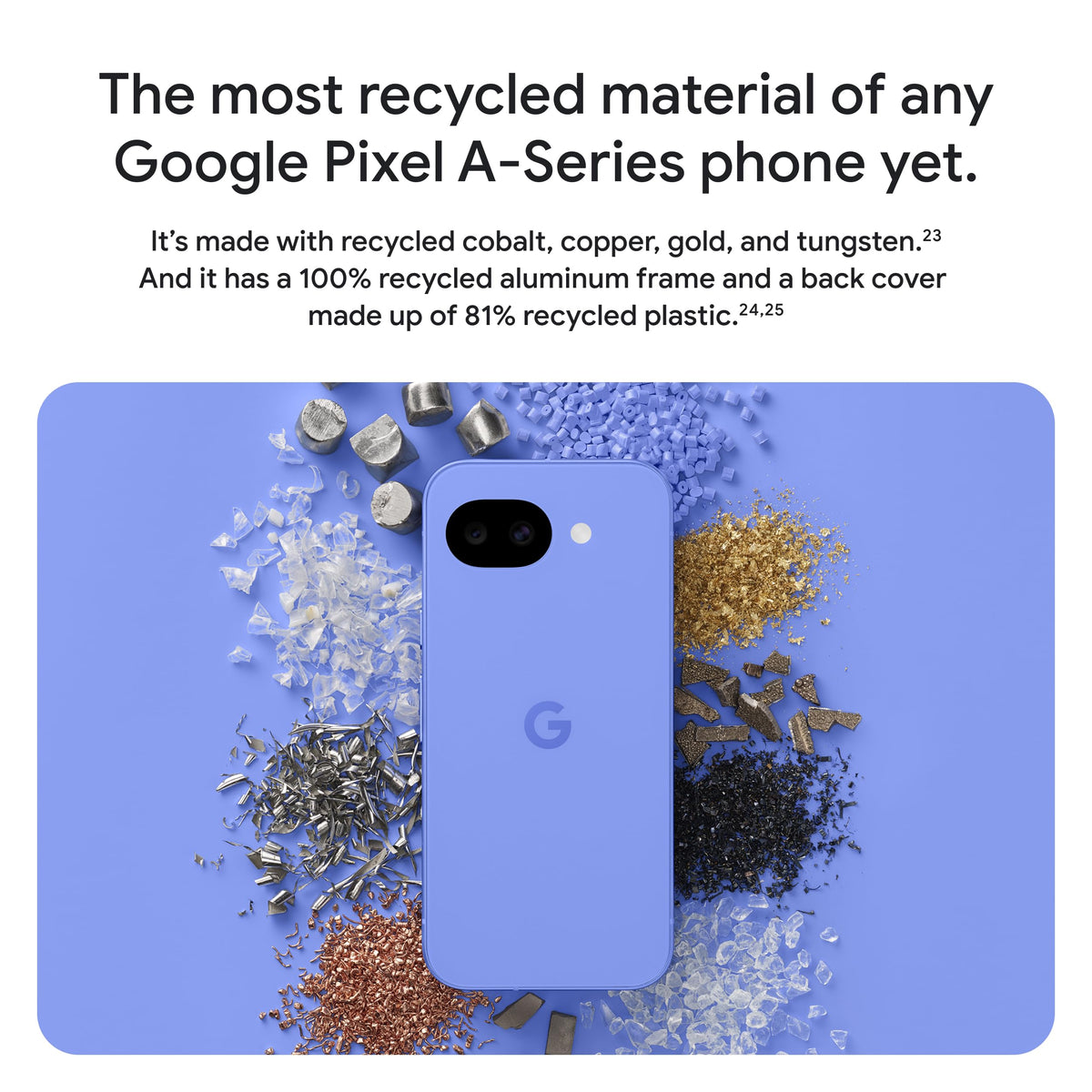 Google Pixel 10a - Unlocked Android Smartphone - 7 Years of Pixel Drops, 30+ Hours Battery, Camera Coach, Gemini Live, Durable Design, Call Screen, Car Crash Detection - Obsidian - 128 GB (2026 Model)
