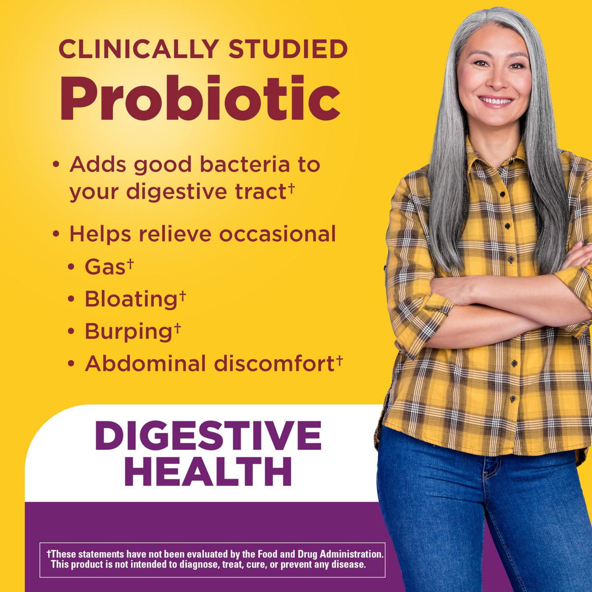 Nature Made Probiotic + Prebiotic Fiber Gummies for Daily Gut Health, Fiber Supplement with Probiotics for Digestive Health Support, 50 Gummies, 25 Day Supply