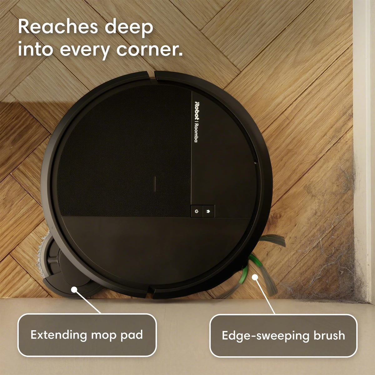 Roomba 415X Robot Vacuum & Mop Combo, 20,000Pa Suction, 3 Months AutoEmpty, Multifunction Dock Self-Cleaning & Hot Dry, Smart Obstacle Avoidance, Lifting Dual Spinning Mops, Ideal for Pet Hair