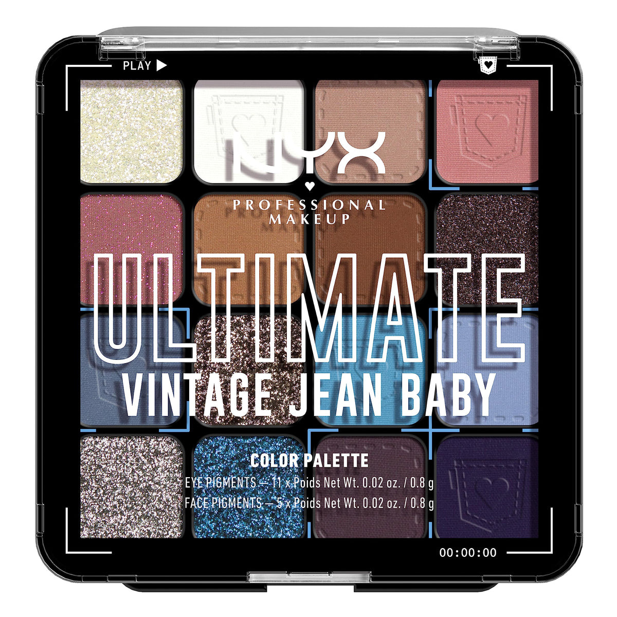 Ultimate Shadow Palette, Eyeshadow Palette - Vintage Jean Baby