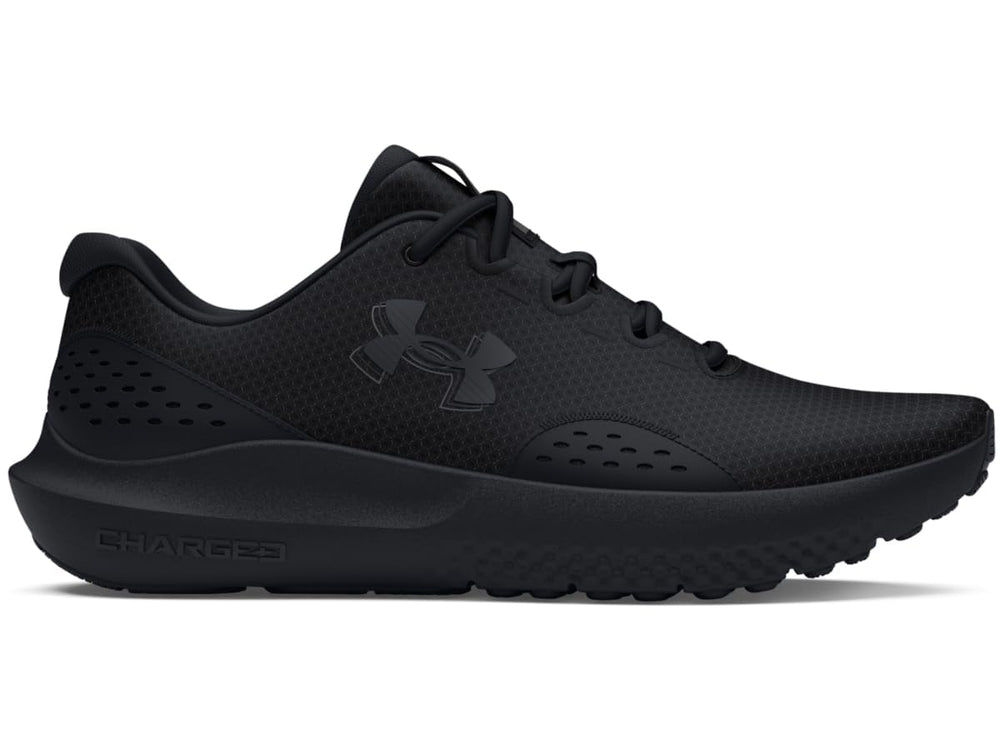 Men's Charged Surge 4, (002) Black/Black/Black, 9.5, US