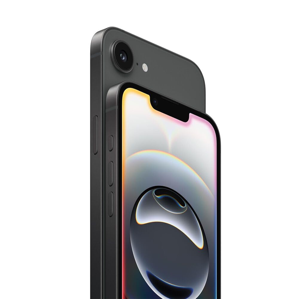 Apple iPhone 16e, 128GB, Black - Unlocked (Renewed)