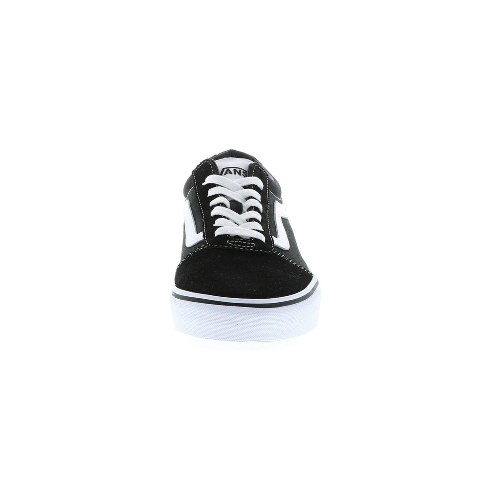 Men's WardSneaker, Suede Canvas Black White, 9 M