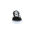 Vans Men's WardSneaker, Suede Canvas Black White, 9 M