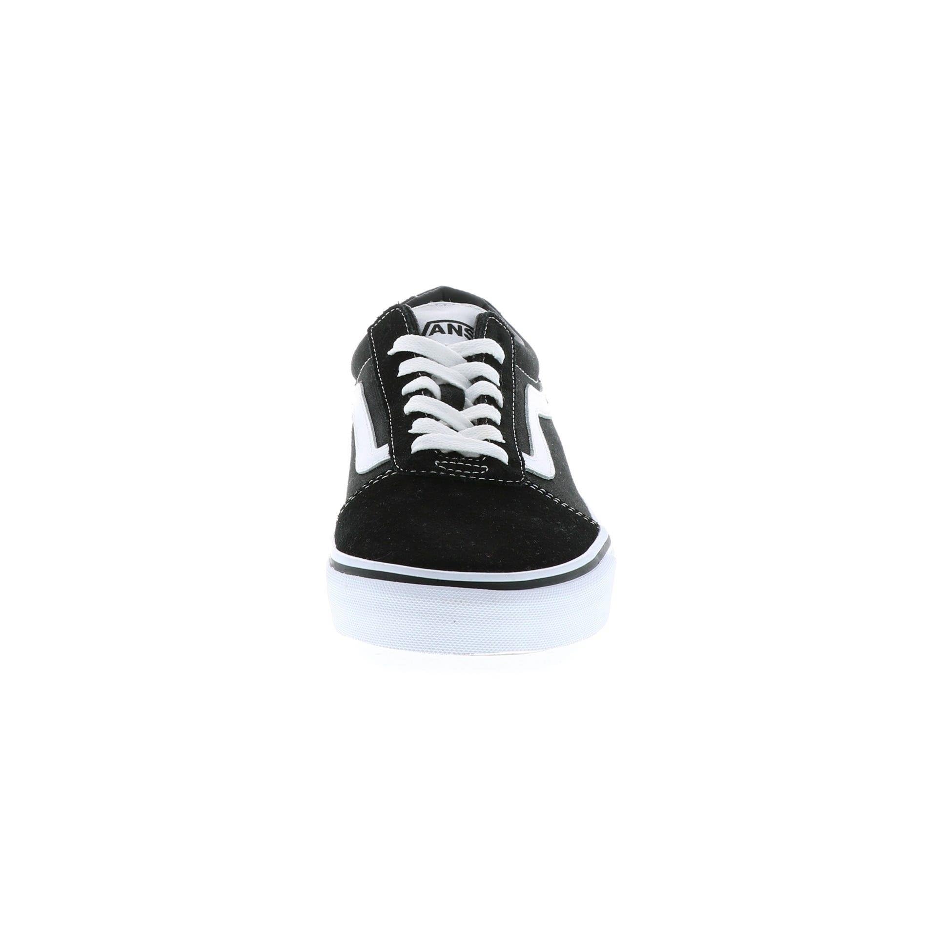 Vans Men's WardSneaker, Suede Canvas Black White, 9 M