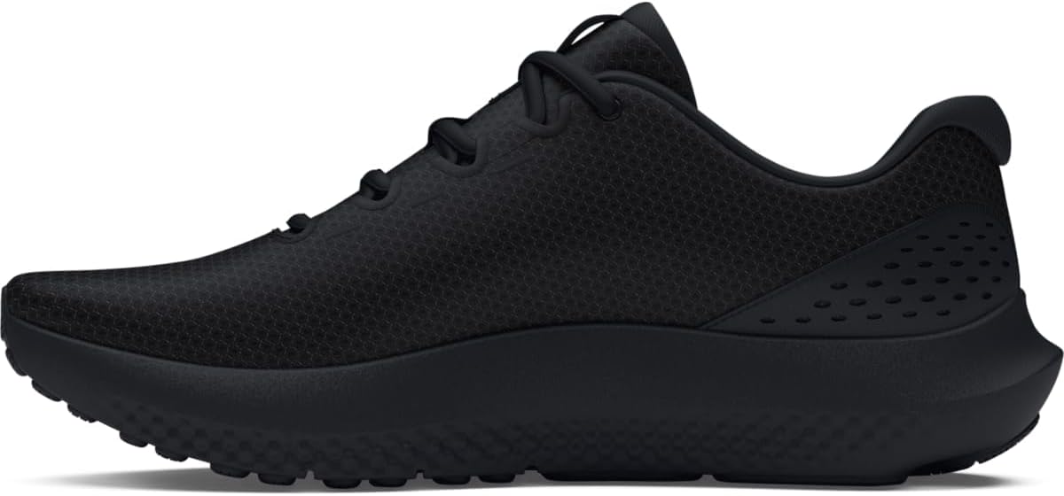 Under Armour Men's Charged Surge 4, (002) Black/Black/Black, 9.5, US
