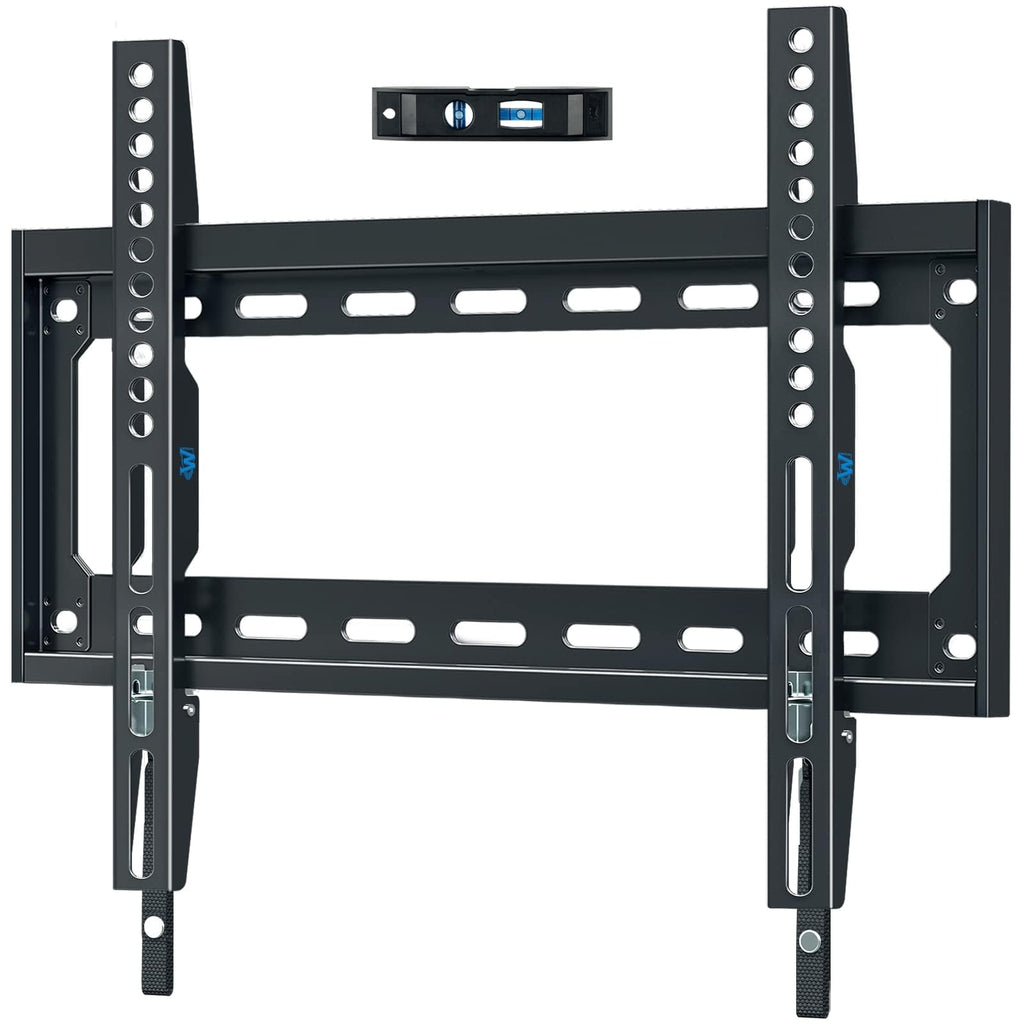 TV Mount Fixed for Most 26-60 Inch LED, LCD and Plasma TVs, TV Wall Mount TVs Bracket up to VESA 400x400mm and 100 LBS Loading Capacity, Low Profile and Space Saving Flat Mount MD2361-K