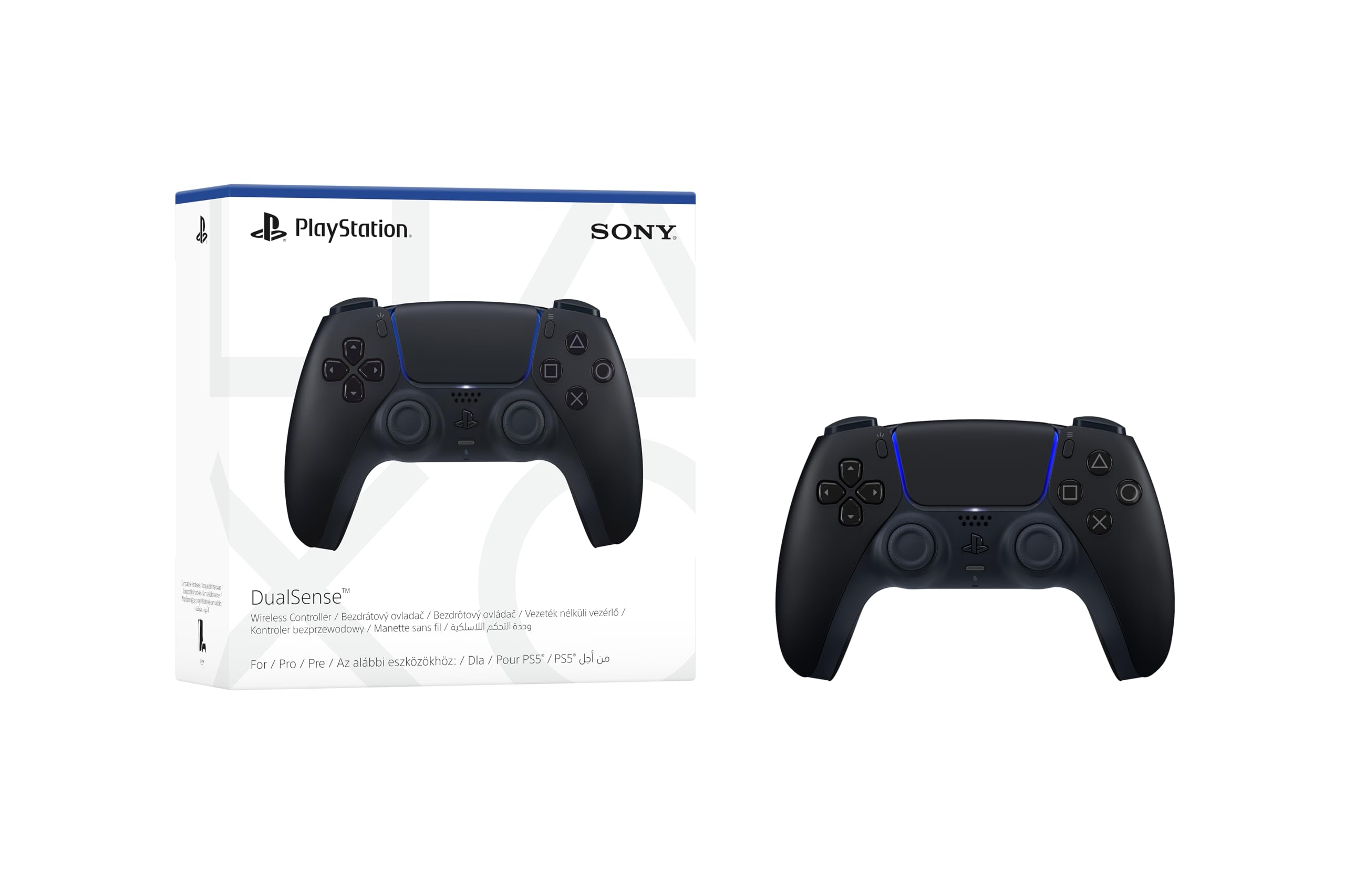 DualSense™ Wireless Controller – Midnight Black - For PS5, PC, MAC & Mobile