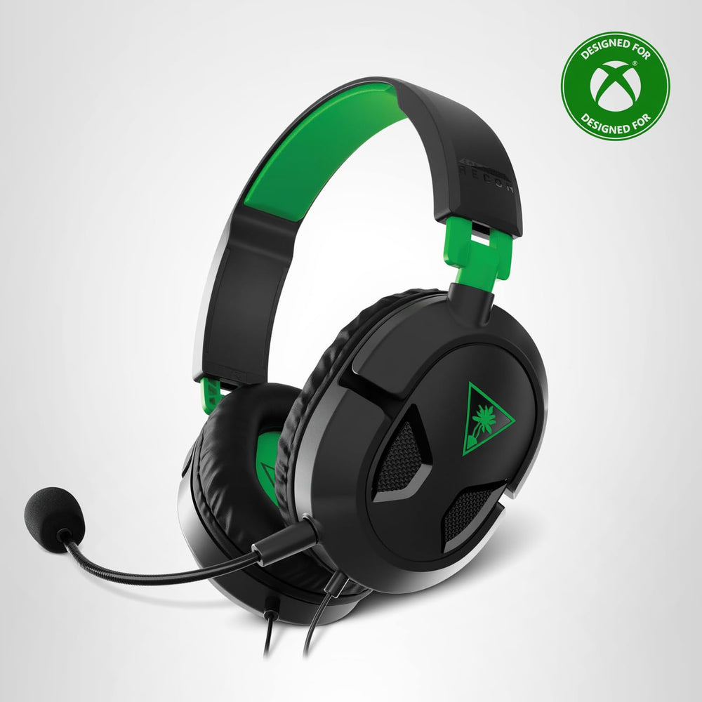 Turtle Beach Recon 50 Xbox Gaming Headset – Officially Licensed for Xbox Series X|S, Xbox One, and Windows PCs with 3.5mm – Also works with PS5, PS4, and Mobile Devices, Removable Mic, 40mm Speakers