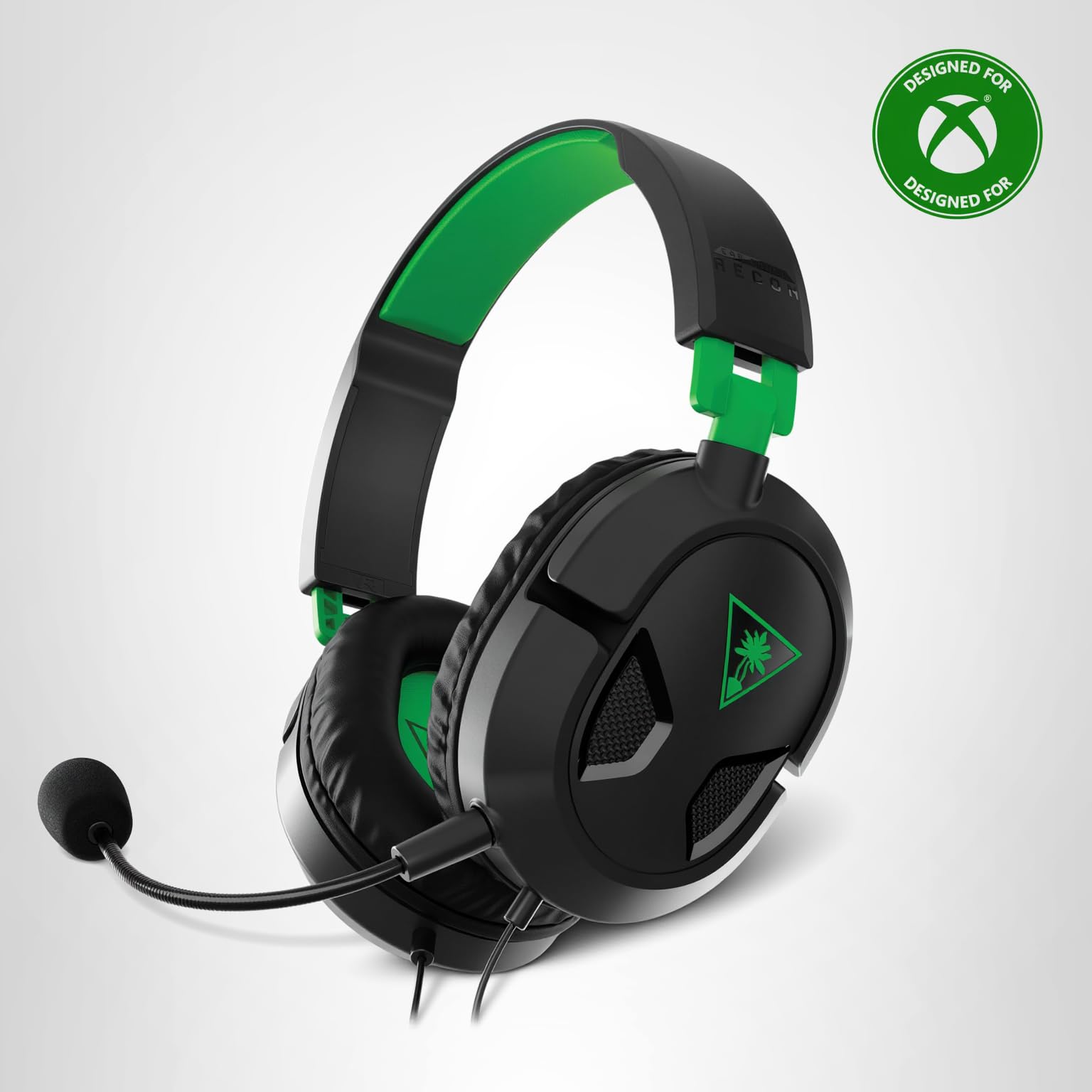 Turtle Beach Recon 50 Xbox Gaming Headset – Officially Licensed for Xbox Series X|S, Xbox One, and Windows PCs with 3.5mm – Also works with PS5, PS4, and Mobile Devices, Removable Mic, 40mm Speakers