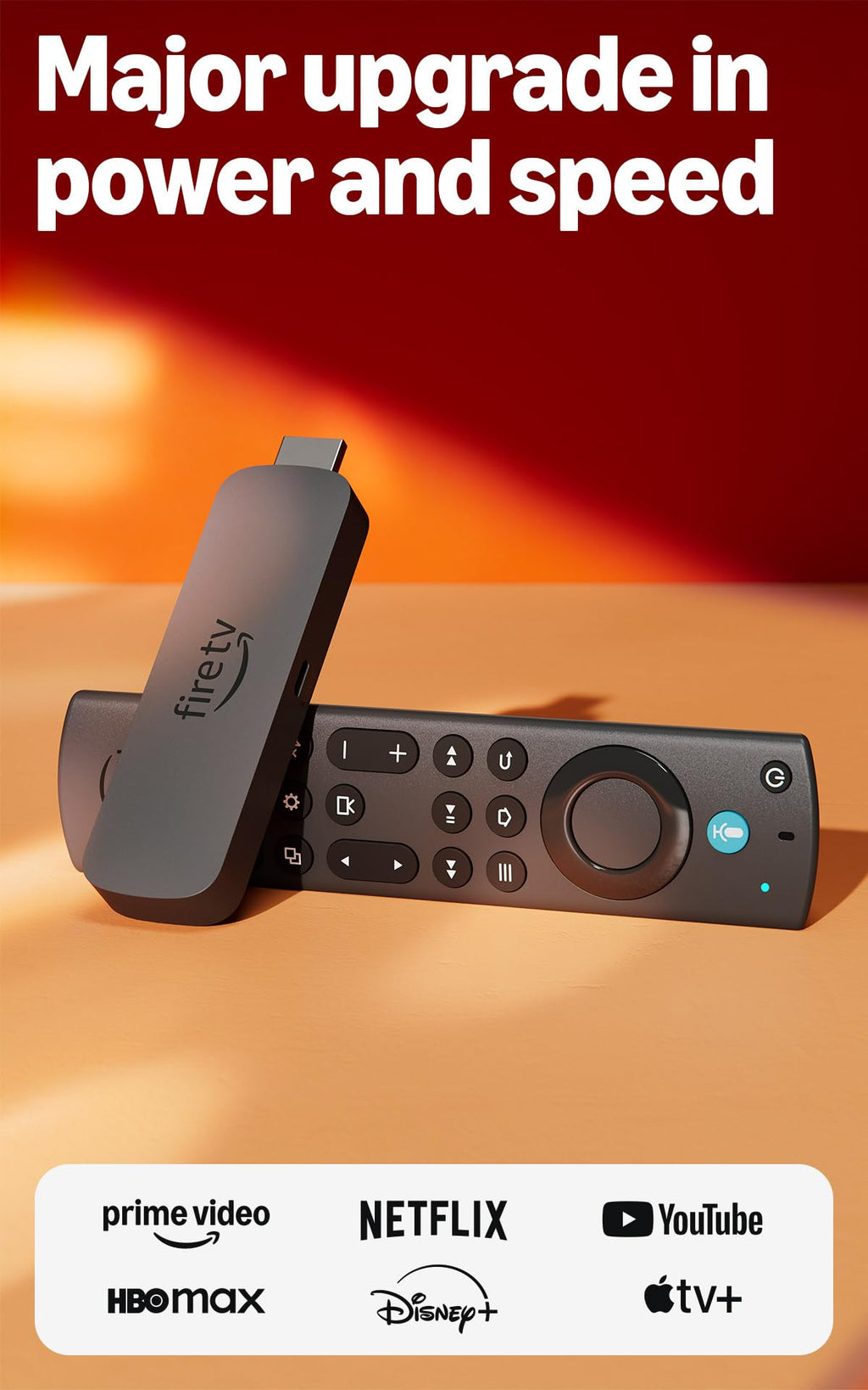 Fire TV Stick 4K Max streaming device, with AI-powered Fire TV Search, supports Wi-Fi 6E, free & live TV without cable or satellite, find shows faster with Alexa+