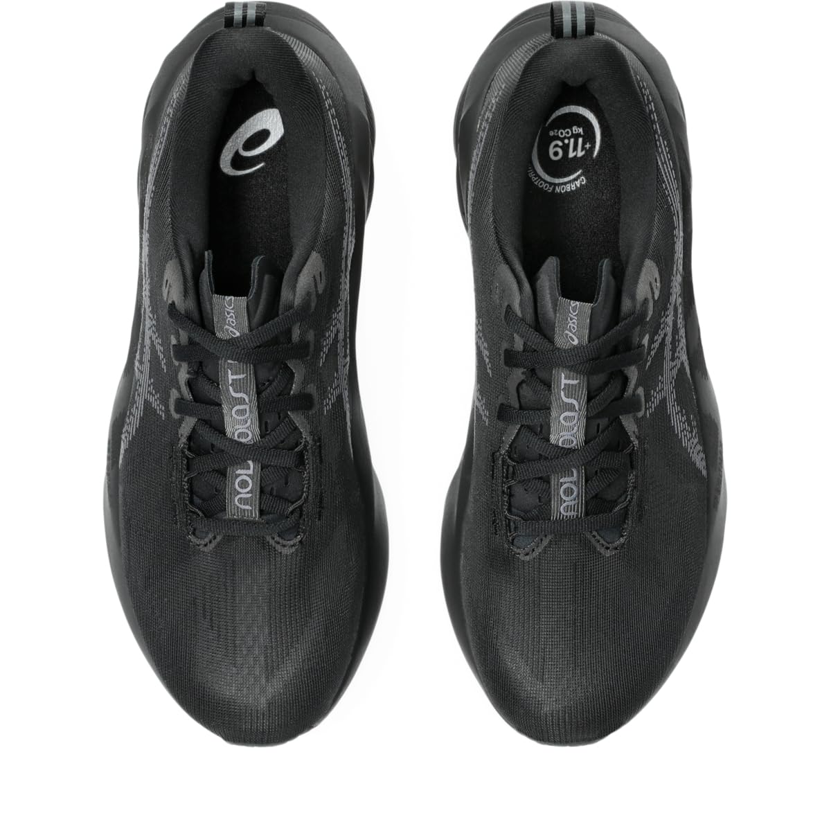 ASICS Men's NOVABLAST 5 Running Shoes, 12, Black/Carrier Grey