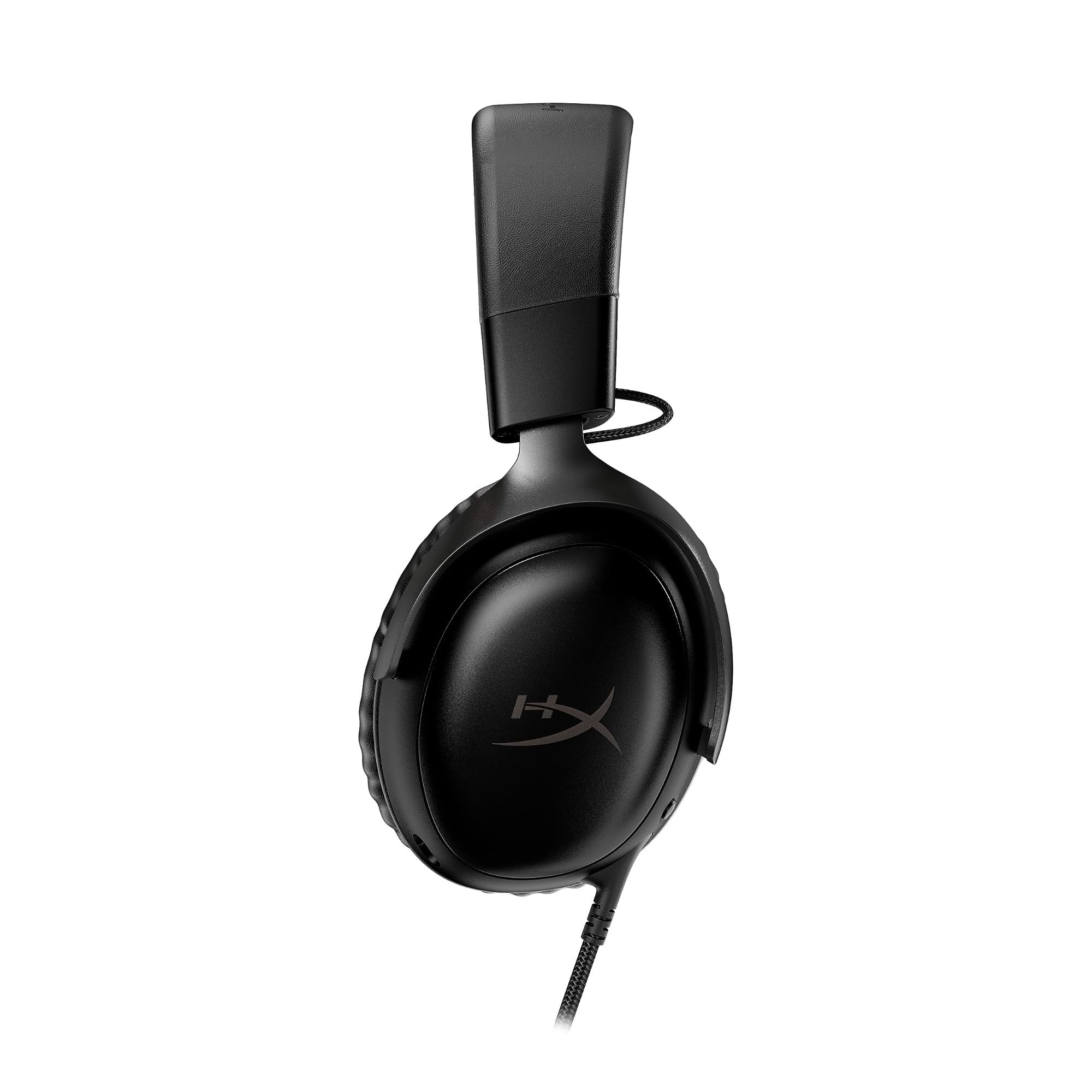 HyperX Cloud III – Wired Gaming Headset, PC, PS5, Xbox Series X|S, Angled 53mm Drivers, Spatial Audio, Memory Foam, Durable Frame, Ultra-Clear 10mm Mic, USB-C, USB-A, 3.5mm – Black
