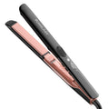 Hair Straightener 1 Inch Flat Iron and Curler 2 in 1 Titanium Ceramic Ionic Dual Voltage Straightener with Heat-Resistant Silicone, for Less Frizz, Shinier & Smoother