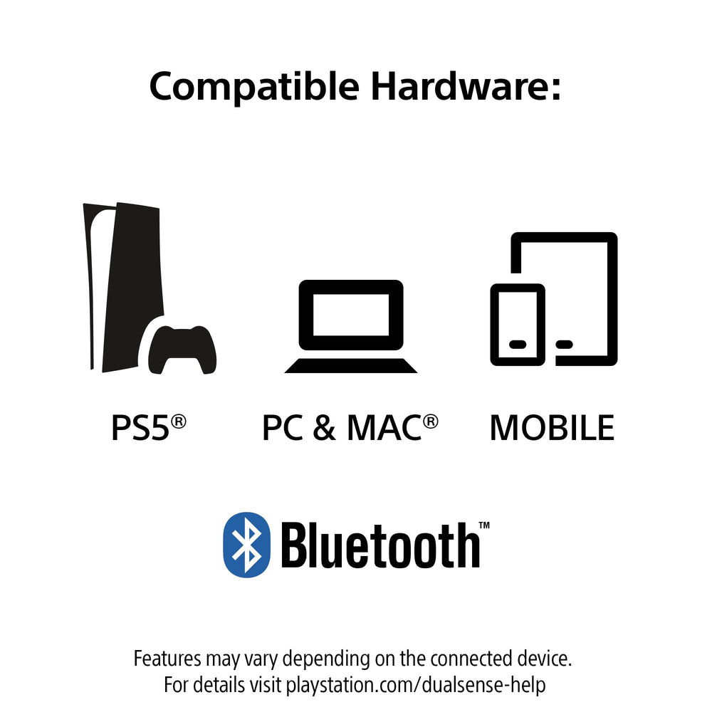 DualSense™ Wireless Controller – Midnight Black - For PS5, PC, MAC & Mobile