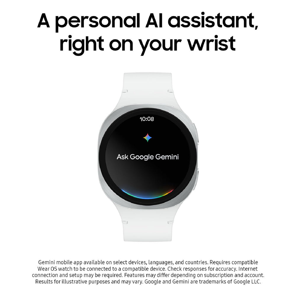 Galaxy Watch 8 (2025) 40mm LTE Smartwatch, Cushion Design, Fitness Tracker, Sleep Coaching, Running Coach, Energy Score, Heart Rate Tracking, Graphite (Renewed)