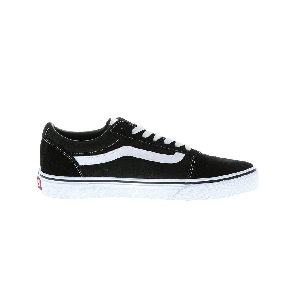 Vans Men's WardSneaker, Suede Canvas Black White, 9 M