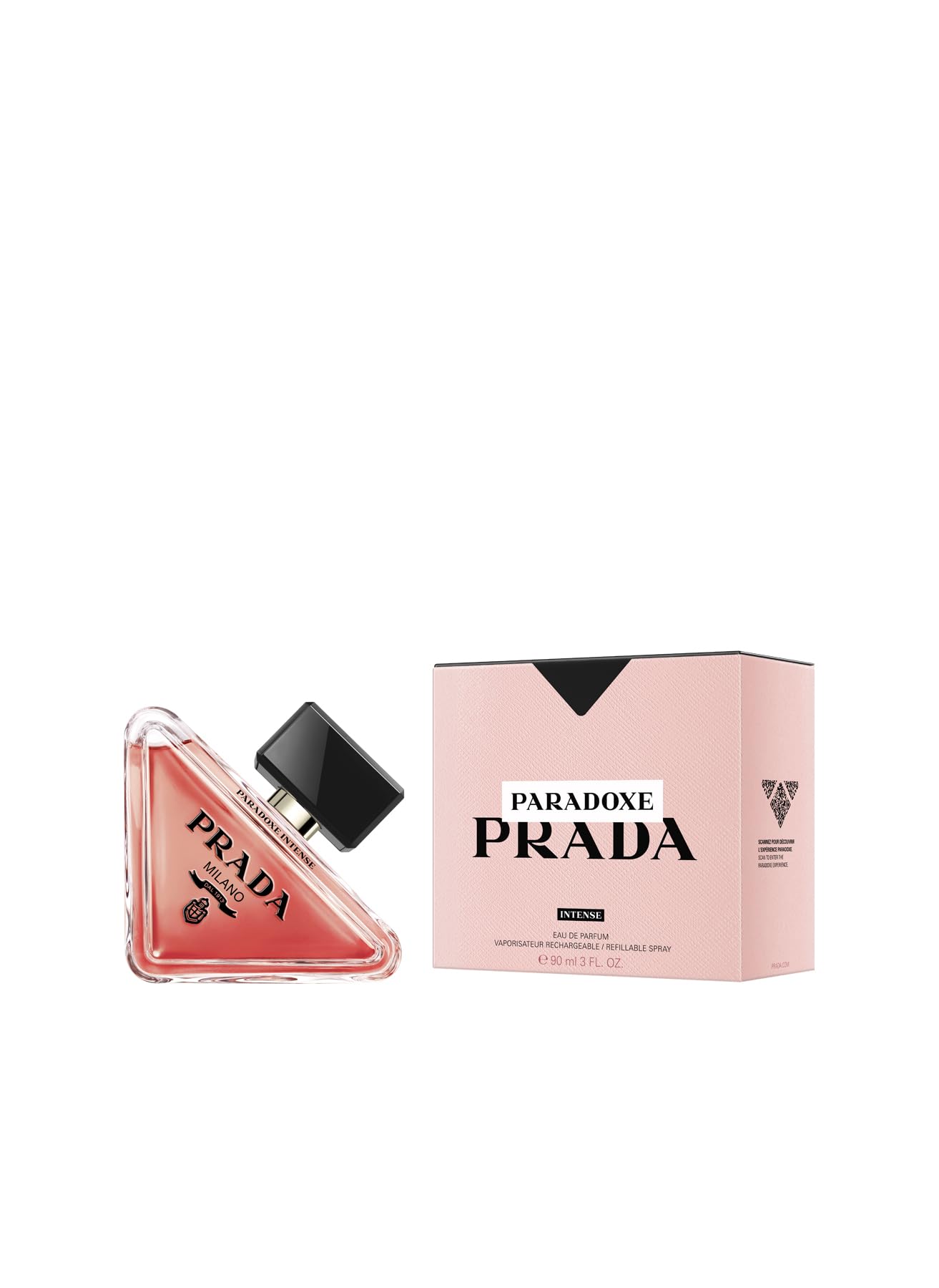 Paradoxe Intense By Prada for Women 3.0 oz Eau de Parfum Spray Refillable