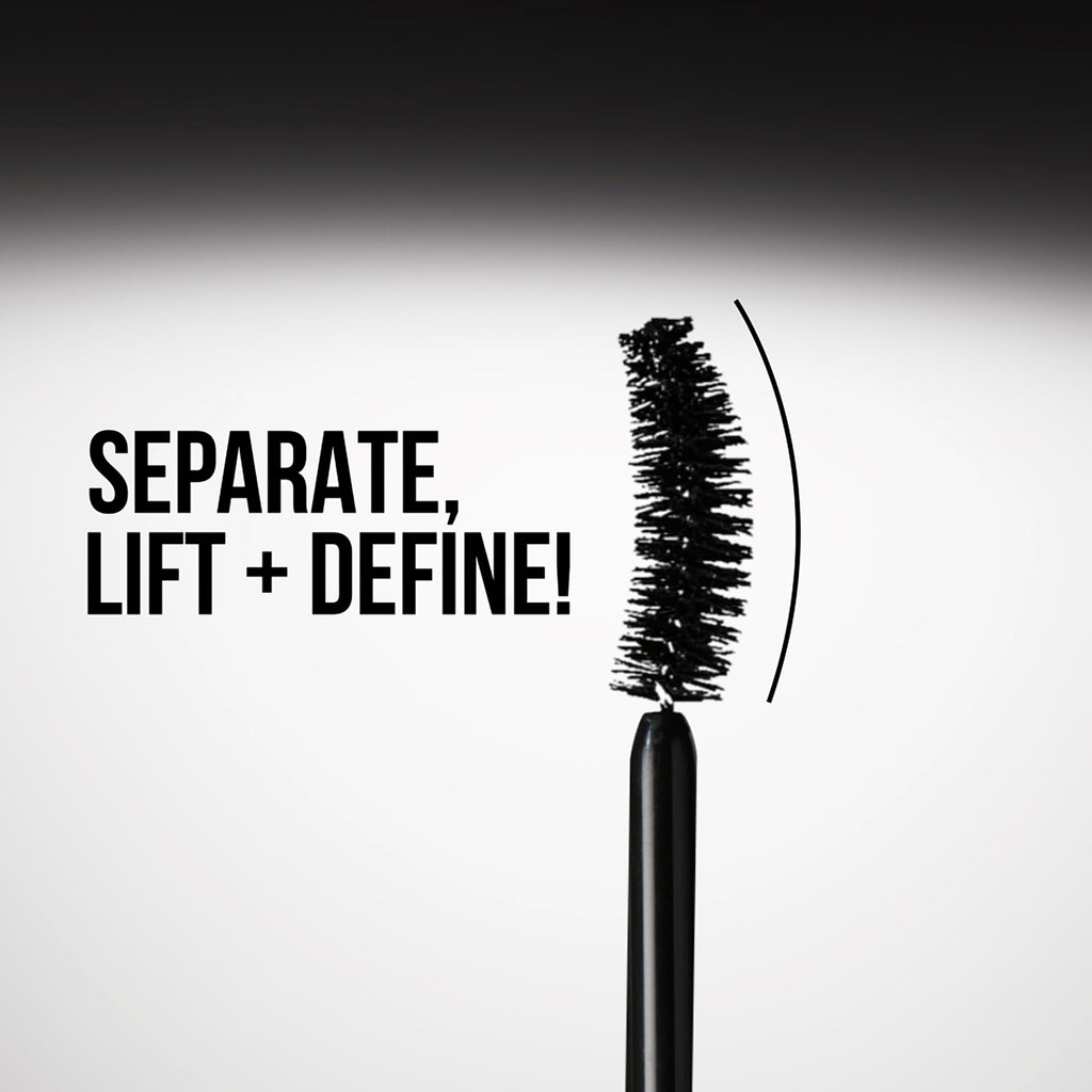 Charlotte Tilbury Exagger-Eyes Volume Mascara - Volumizing Black Mascara with 28-Hour Smudge-Proof & Flake-Proof Wear - Designed with a Ultra-Curved Brush