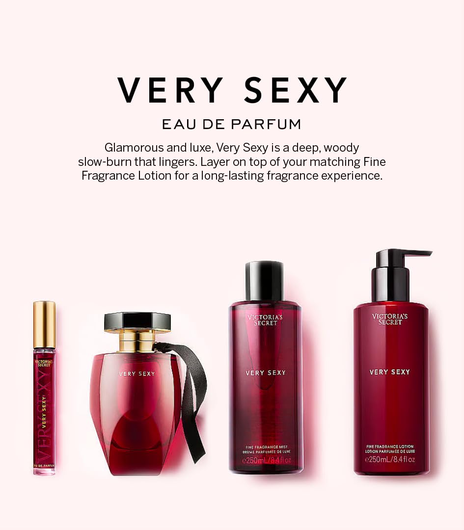 Very Sexy Eau de Parfum, Notes of Vanilla Orchid, Sun-Drenched Clementine and Wild Blackberry, Perfumes for Women, 1.7 oz