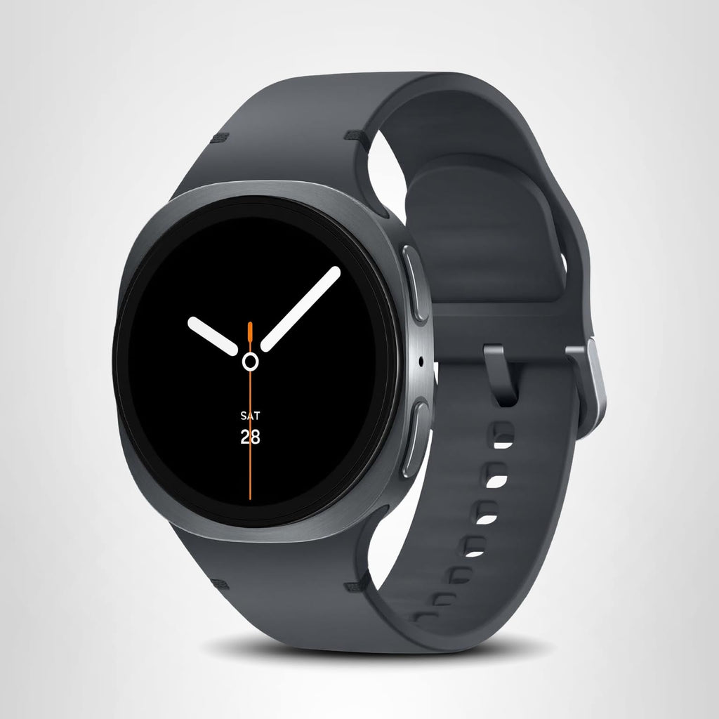 Samsung Galaxy Watch 8 (2025) 40mm LTE Smartwatch, Cushion Design, Fitness Tracker, Sleep Coaching, Running Coach, Energy Score, Heart Rate Tracking, Graphite (Renewed)