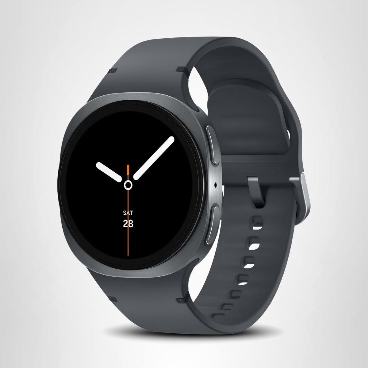 Galaxy Watch 8 (2025) 40mm LTE Smartwatch, Cushion Design, Fitness Tracker, Sleep Coaching, Running Coach, Energy Score, Heart Rate Tracking, Graphite (Renewed)