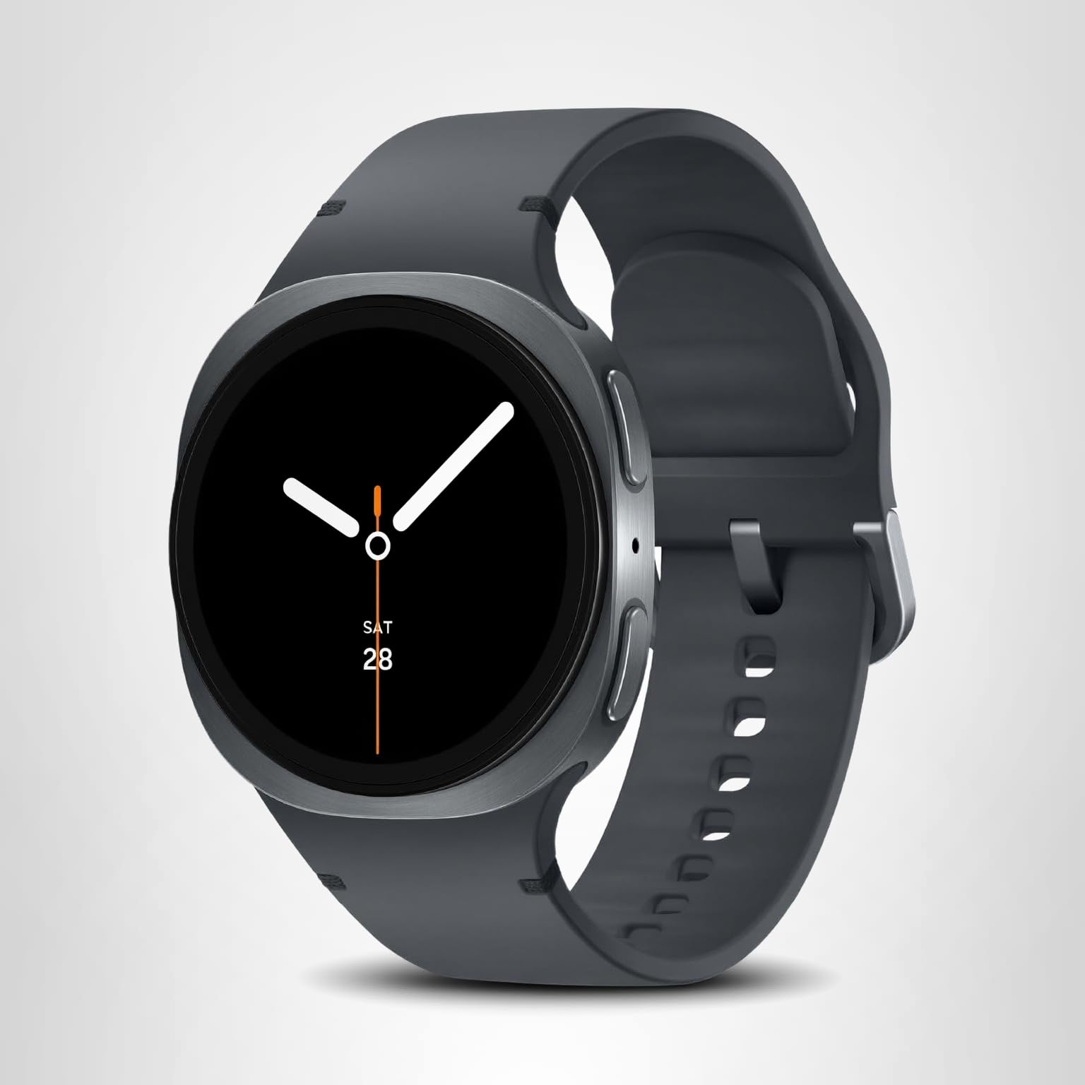 Samsung Galaxy Watch 8 (2025) 40mm LTE Smartwatch, Cushion Design, Fitness Tracker, Sleep Coaching, Running Coach, Energy Score, Heart Rate Tracking, Graphite (Renewed)