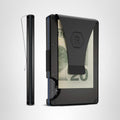 Wallet for Men - Slim Minimalist Compact Wallet and Card Holder, RFID Protected Front Pocket Wallets for Men with Integrated Money Clip (Royal Black)