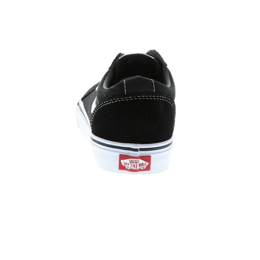 Vans Men's WardSneaker, Suede Canvas Black White, 9 M
