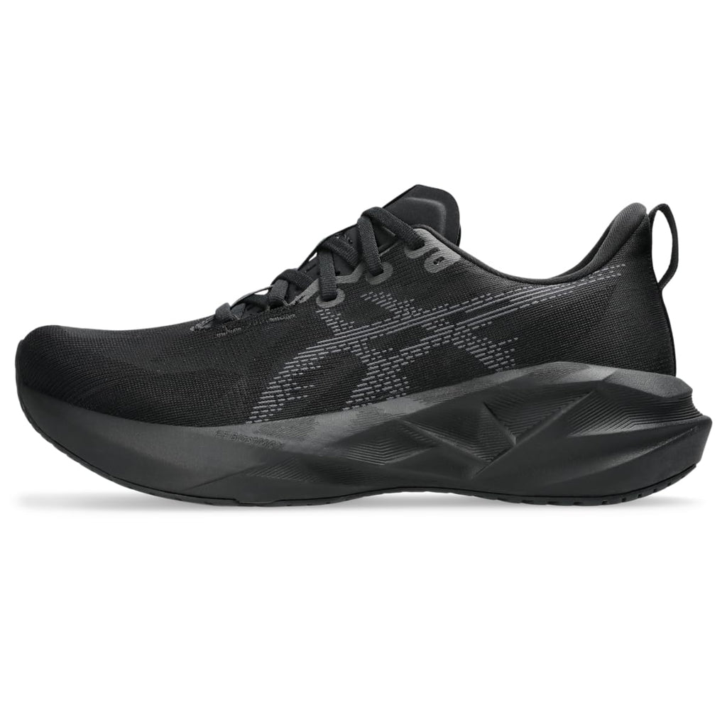 ASICS Men's NOVABLAST 5 Running Shoes, 12, Black/Carrier Grey