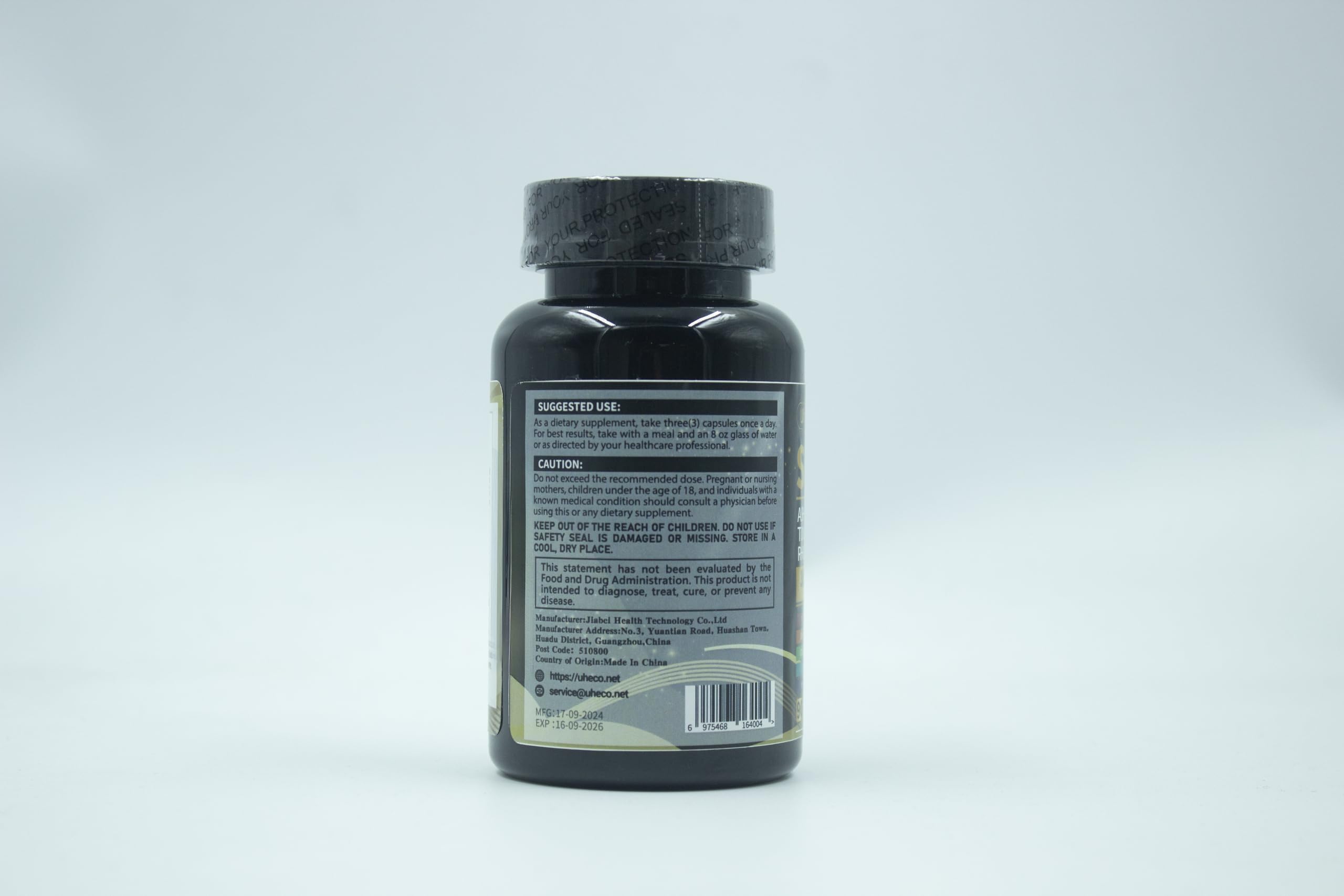 Shilajit Capsules, 19-in-1 Supplement with Sea Moss, Ashwagandha, Tongkat Ali & Fulvic Acid, Natural Mineral Wellness Supplement, Gluten Free, Non-GMO, 90 Capsules
