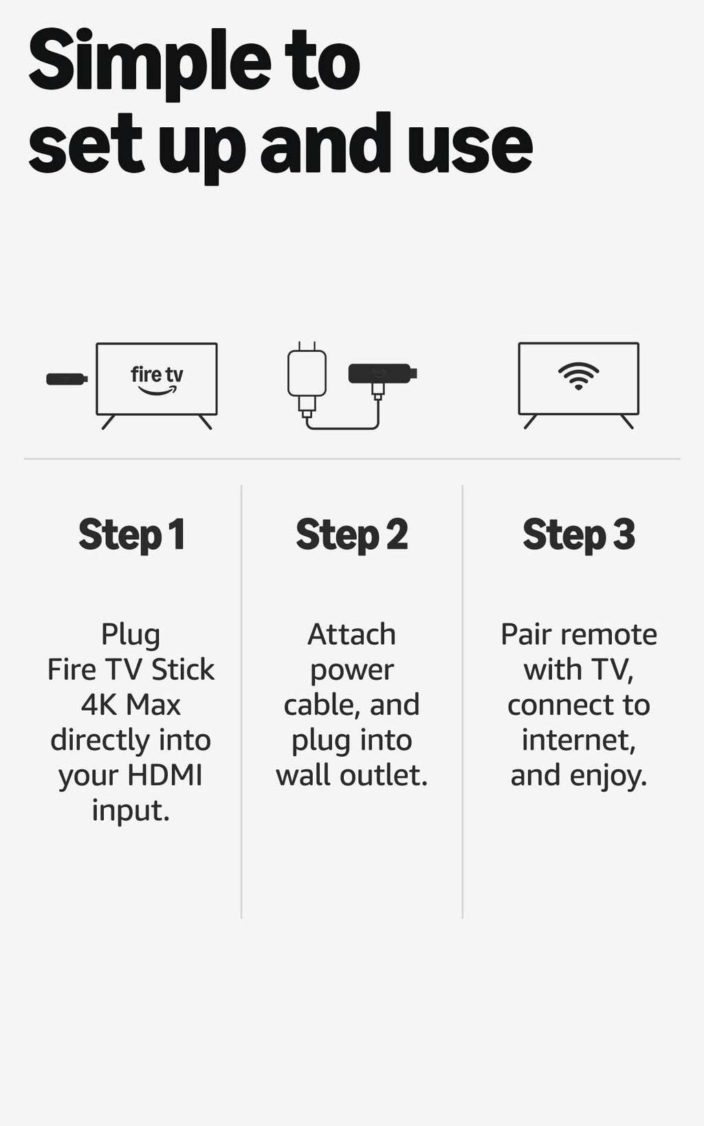 Fire TV Stick 4K Max streaming device, with AI-powered Fire TV Search, supports Wi-Fi 6E, free & live TV without cable or satellite, find shows faster with Alexa+