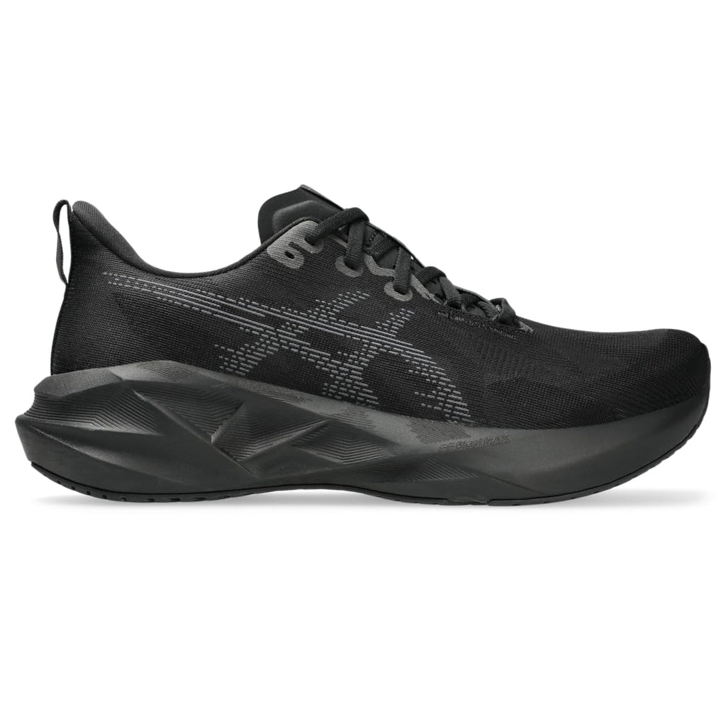 ASICS Men's NOVABLAST 5 Running Shoes, 12, Black/Carrier Grey