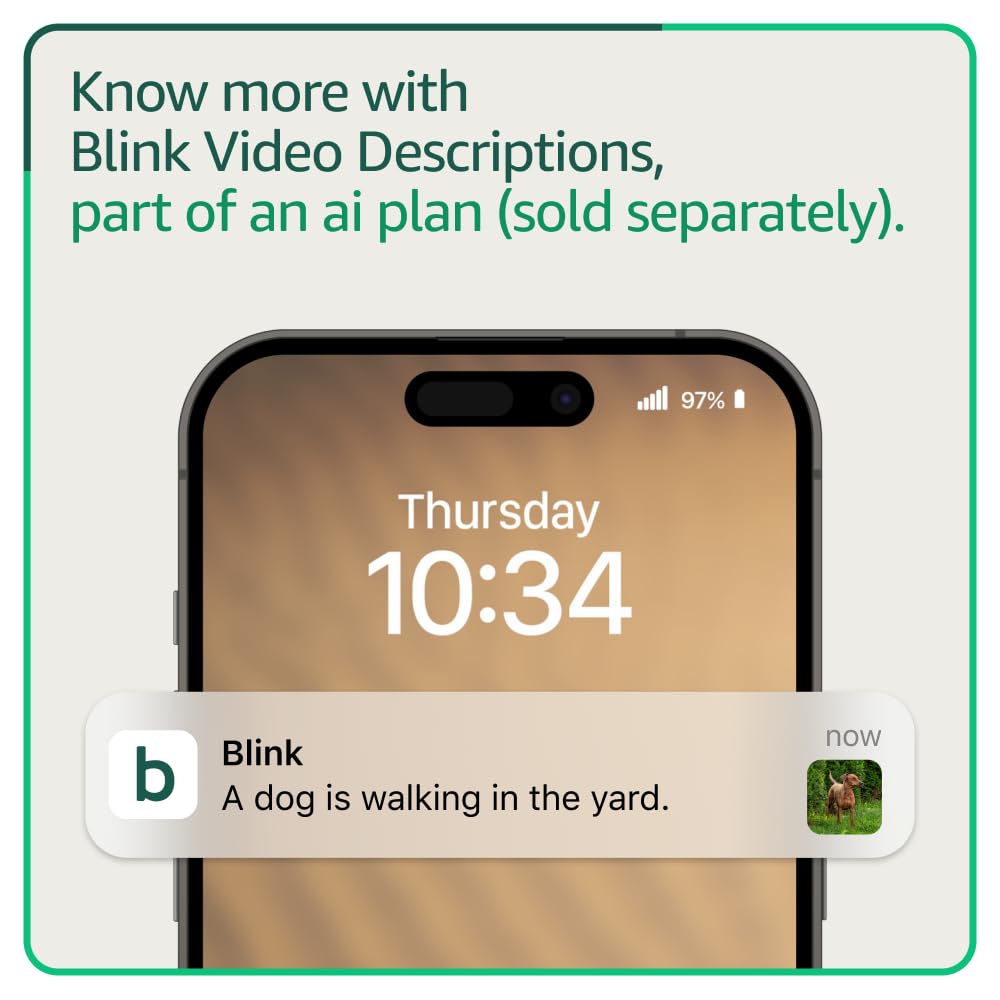 Blink Mini - Compact indoor plug-in smart security camera, 1080p HD video, night vision, motion detection, two-way audio, easy set up, Works with Alexa – 1 camera (White)