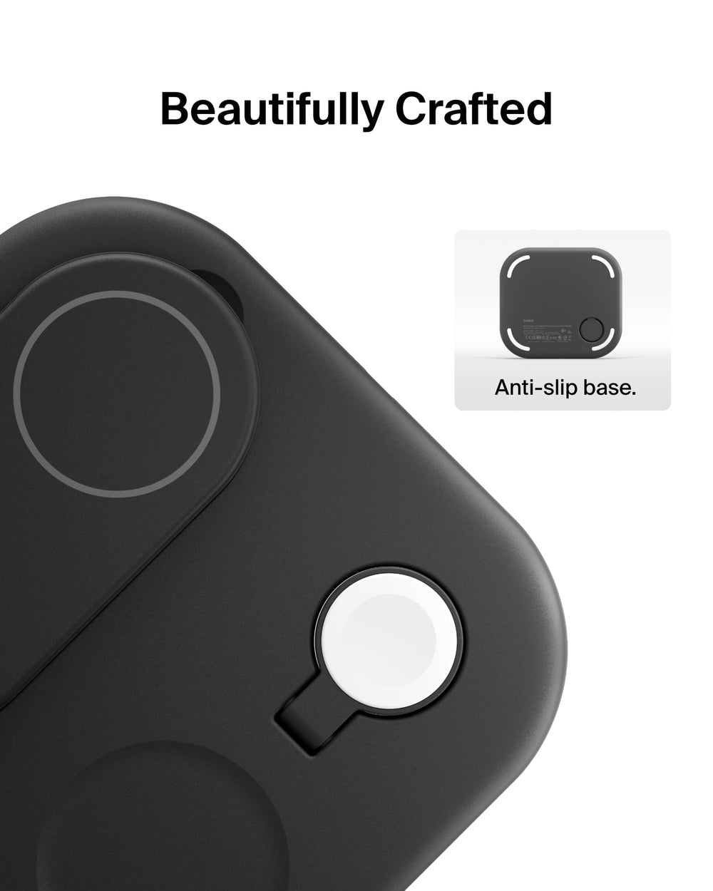 3-in-1 MagSafe-Compatible iPhone Charger - Foldable Magnetic Qi2 Certified, MagSafe Charging Station for Phone, Apple Watch, AirPods - Wireless for Multiple Devices