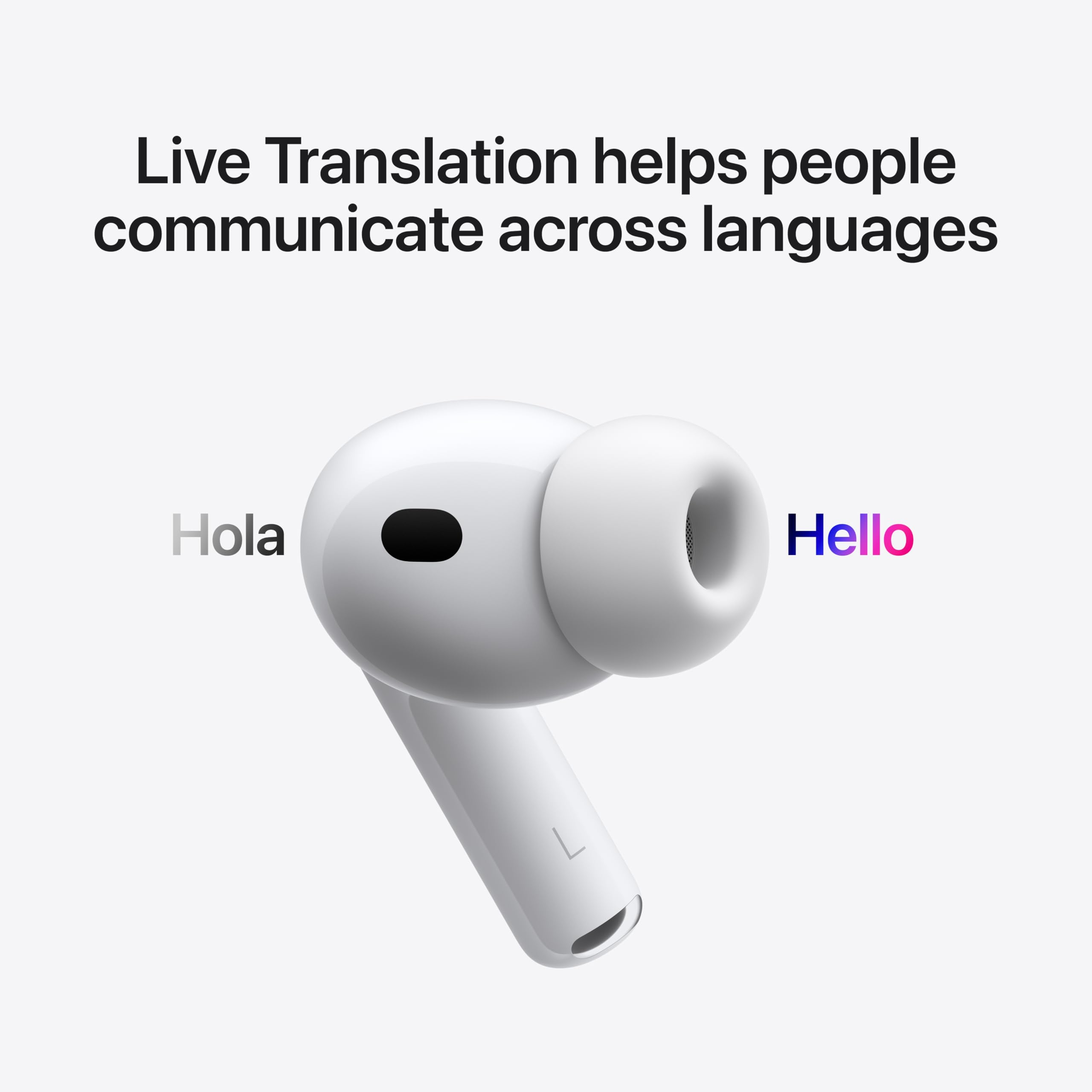 AirPods Pro 3 Wireless Earbuds, Active Noise Cancellation, Live Translation, Heart Rate Sensing, Hearing Aid Feature, Bluetooth Headphones, Spatial Audio, High-Fidelity Sound, USB-C Charging