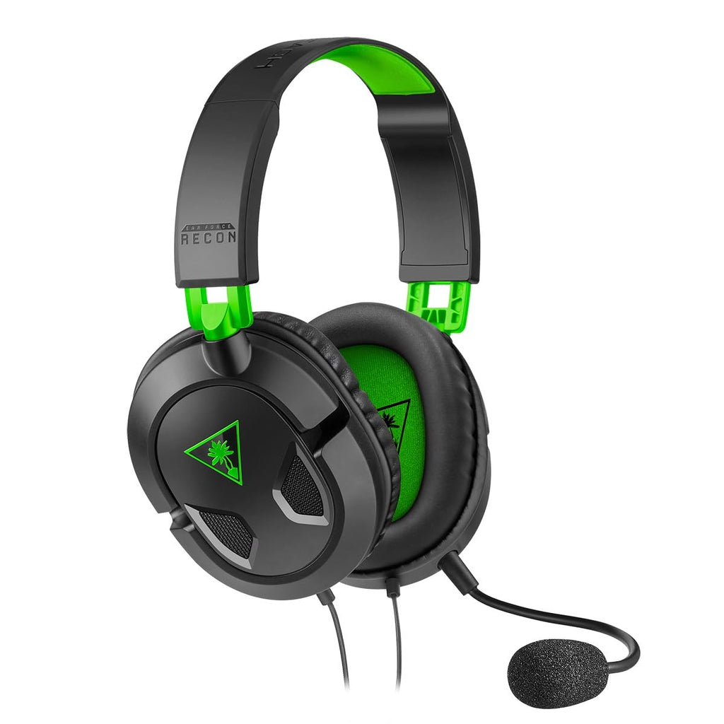 Turtle Beach Recon 50 Xbox Gaming Headset – Officially Licensed for Xbox Series X|S, Xbox One, and Windows PCs with 3.5mm – Also works with PS5, PS4, and Mobile Devices, Removable Mic, 40mm Speakers
