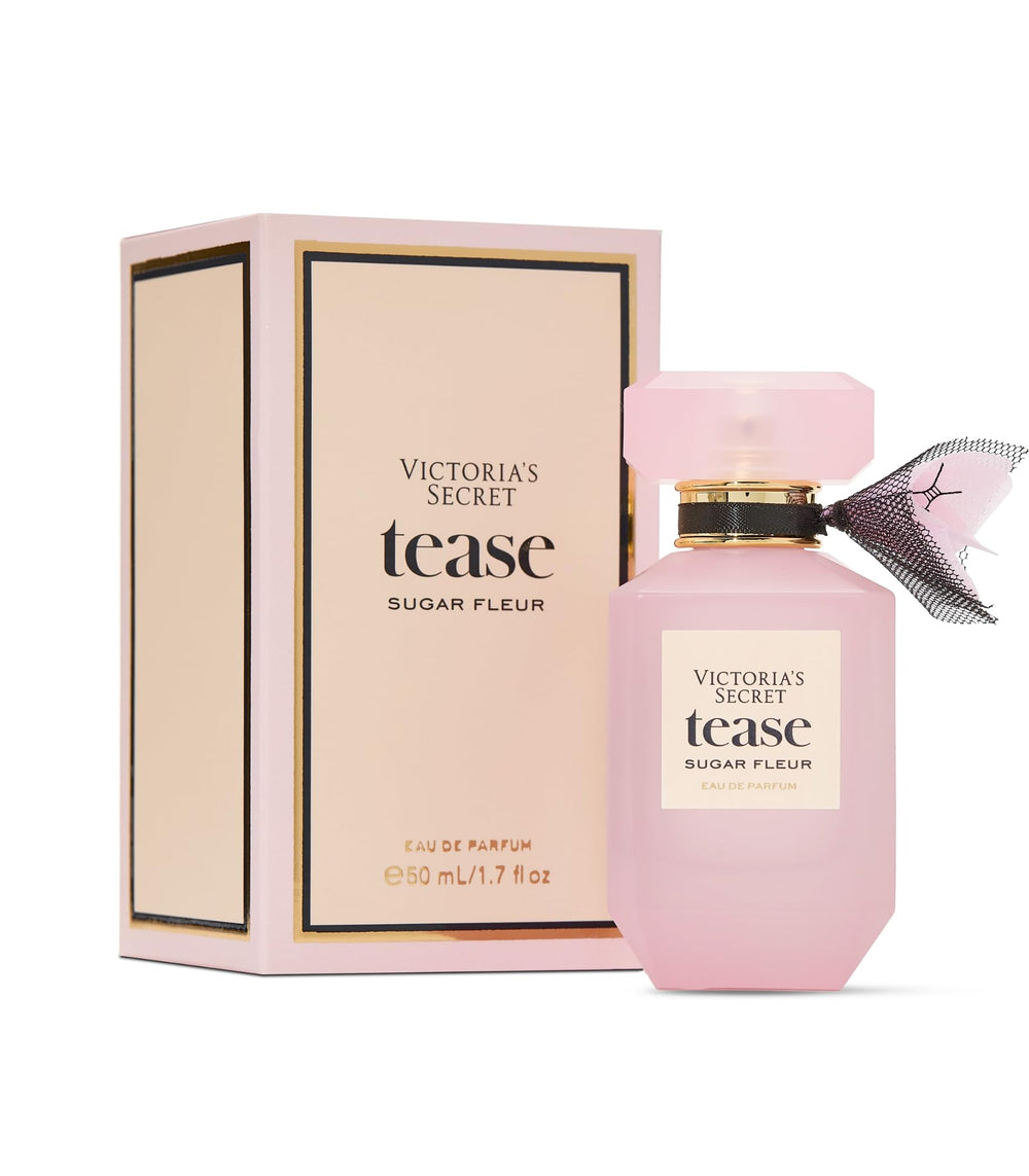 Victoria's Secret Tease Sugar Fleur Eau de Parfum, Notes of Fresh Apple, Floral Bud and Pink Caramel, Perfumes for Women (1.7 oz)