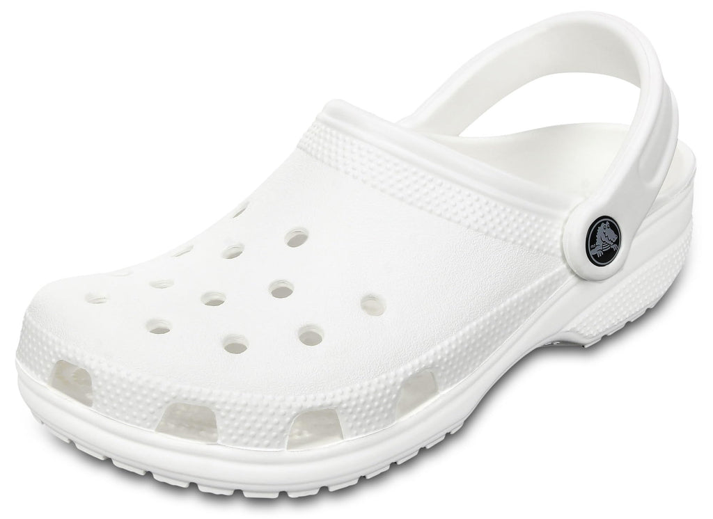 Unisex-Adult Classic Clogs, White, 7 Men/9 Women