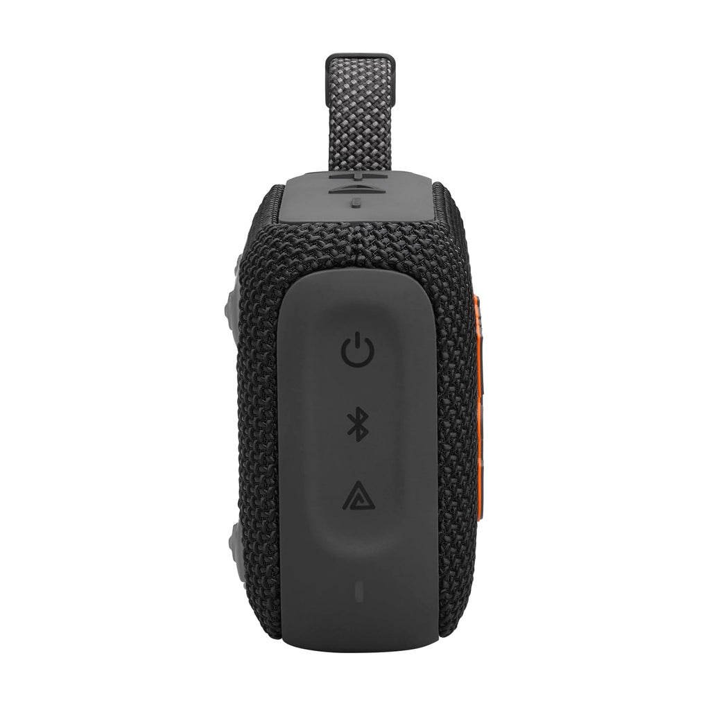 JBL Go 4 - Ultra-Portable, Waterproof and Dustproof Bluetooth Speaker, Big JBL Pro Sound with Punchy bass, 7-Hour Built-in Battery, Made in Part with Recycled Materials (Black)