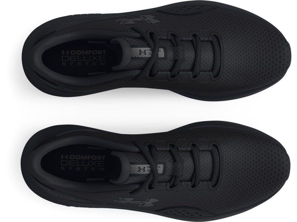 Under Armour Men's Charged Surge 4, (002) Black/Black/Black, 9.5, US